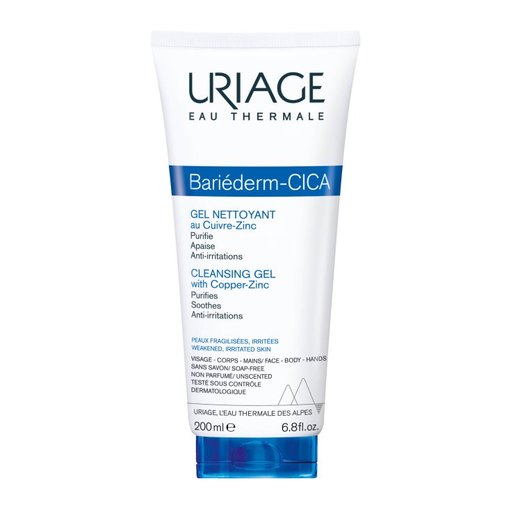 Bari&eacute;derm Cica-Gel Nettoyant Uriage 200ml