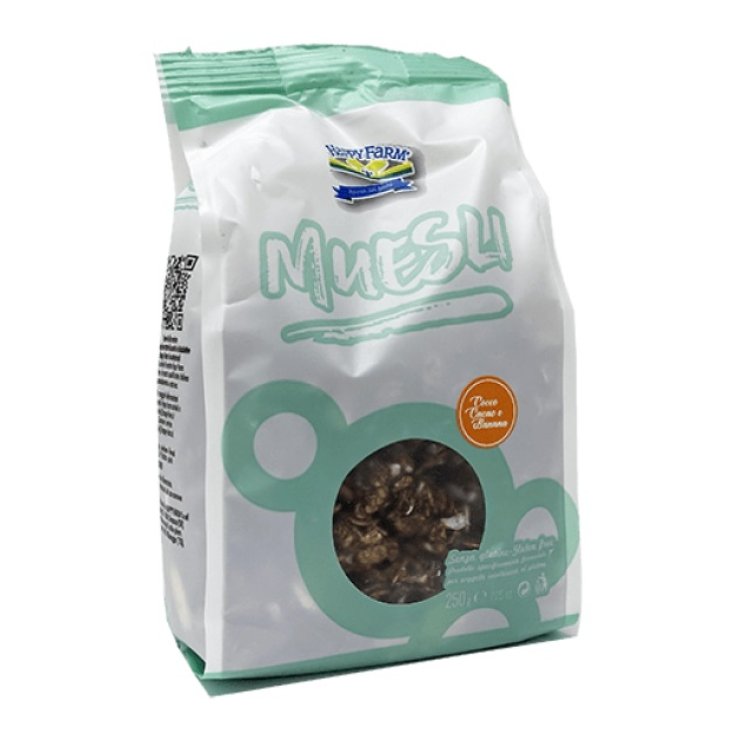 Muesli Cocco e Cacao&nbsp;Happy Farm 250g
