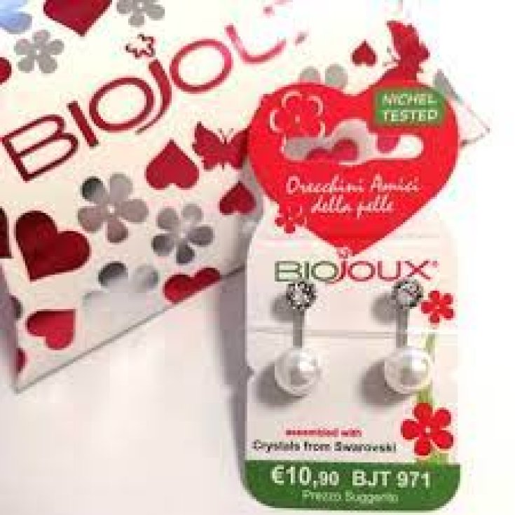 BIOJOUX BJT 971 Crystal and Pearl dangle SANICO