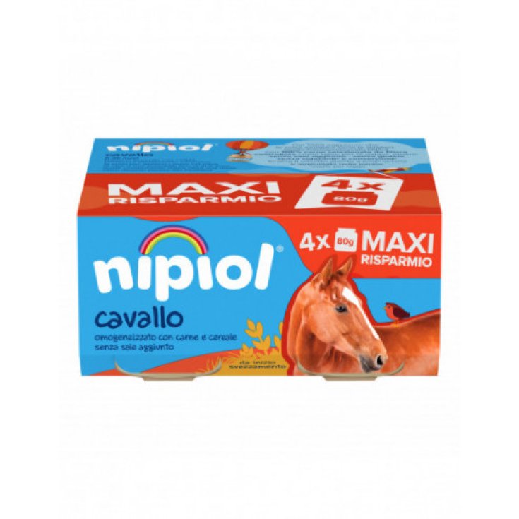Omogeneizzato Cavallo Nipiol&reg; 4x80g