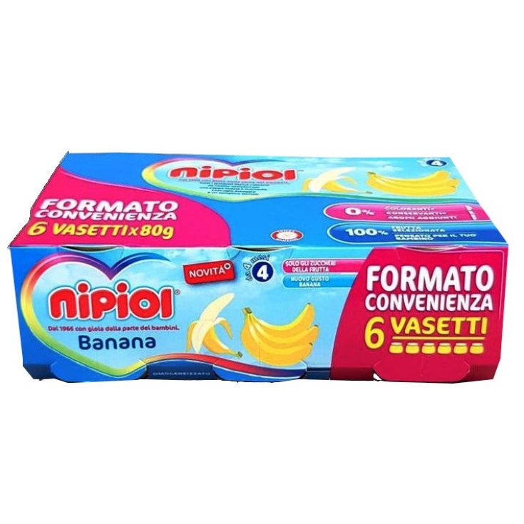 Omogeneizzato Banana&nbsp;Nipiol&reg; 6X80g