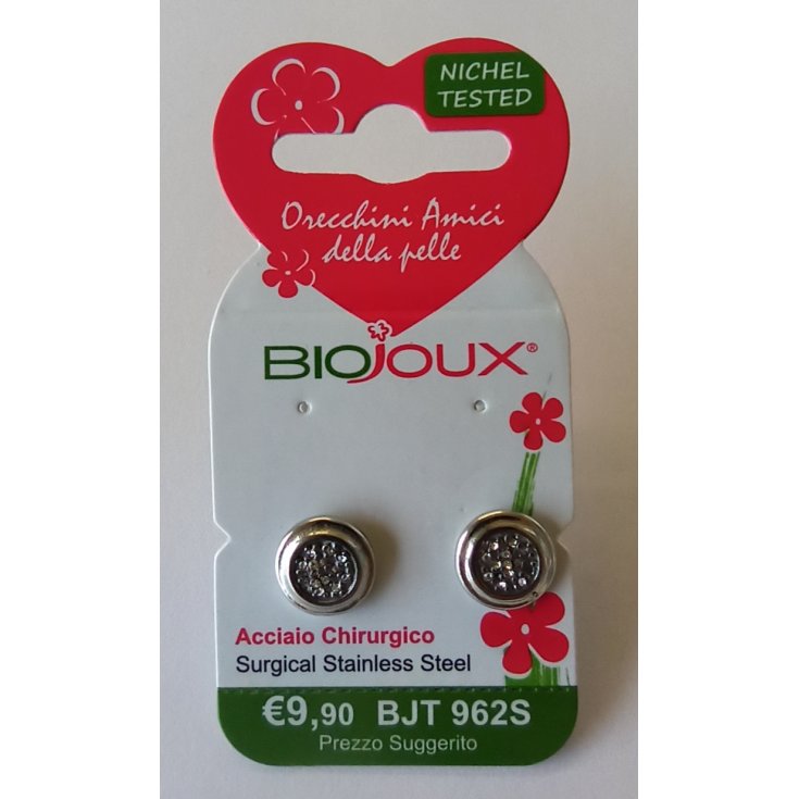Biojoux&reg; BJT 962S &ndash; Orecchini Crystal Plate (10 mm) SANICO