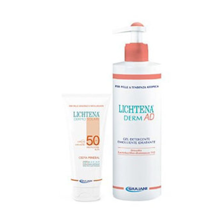 Lichtena&reg; Dermosolari Crema Mineral + Gel Detergente Derm AD
