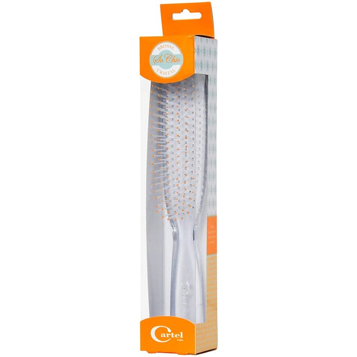 SPAZZOLA CRISTAL SO CHIC ARANCIONE Grand Mod&egrave;le