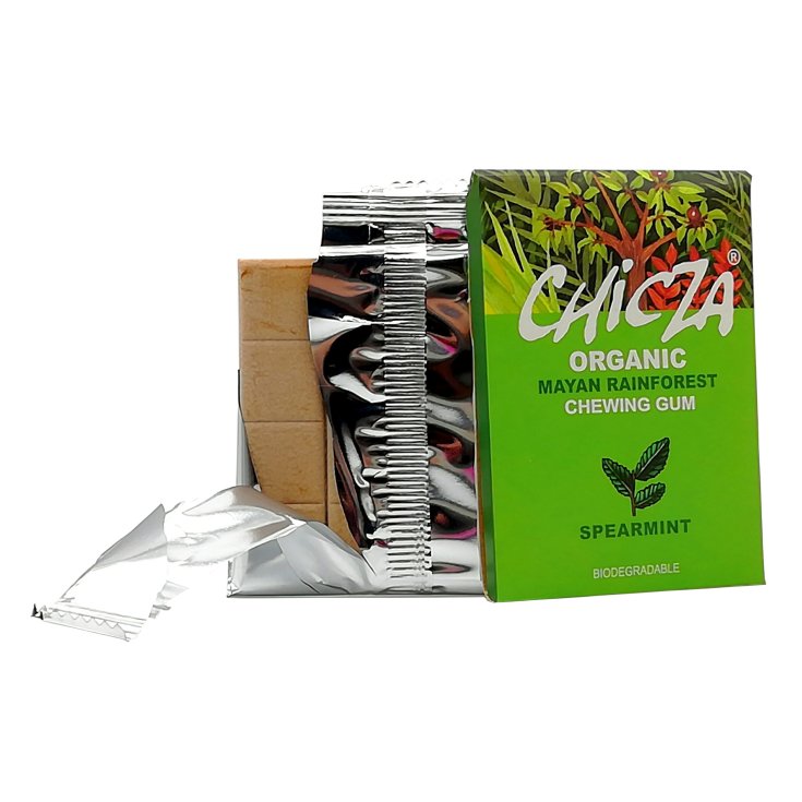 CHICZA&reg; CHEWING-GUM BIO Menta Verde 12 GOMME
