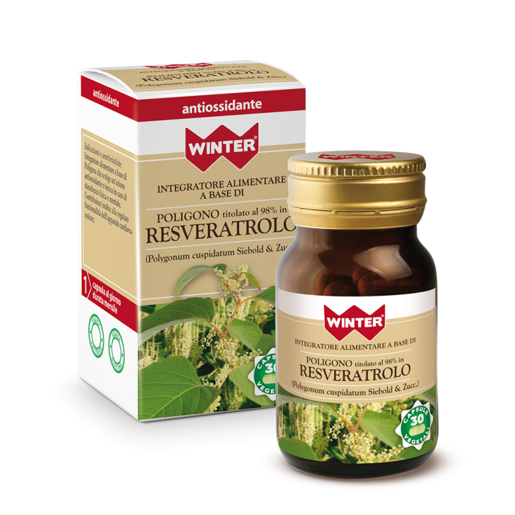 Poligono Titolato 98% Resveratrolo Winter 30 Capsule Vegetali