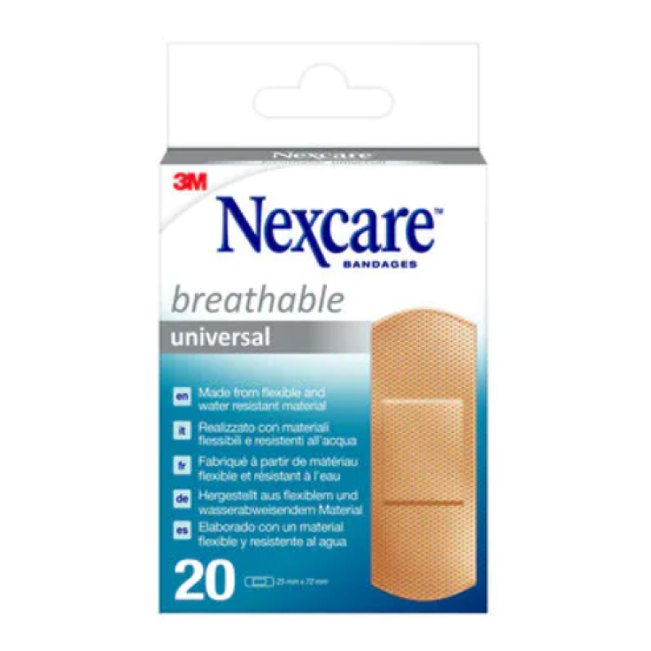 Universal Breathable 25x72mm Nexcare&trade; 3M&trade; 20 Cerotti