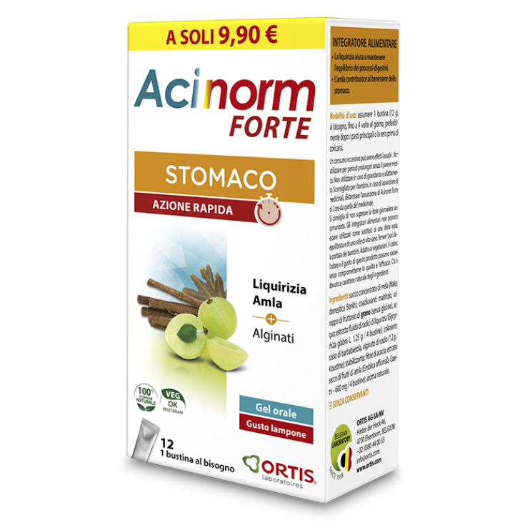 Acinorm Forte Ortis Laboratoires 12 Bustine