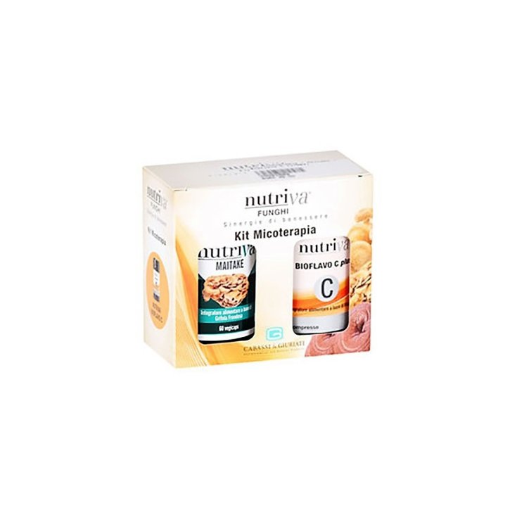 Nutriva&reg; Kit Micoterapia Maitake+Bioflavo C Plus 2x60 Compresse