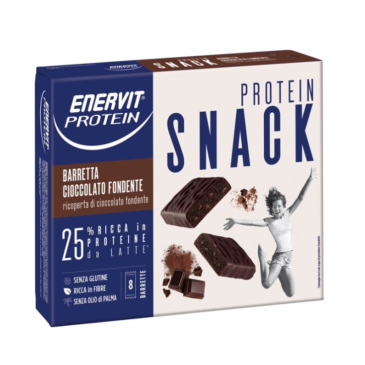 Protein Snack Cioccolato Fondente Enervit Protein 8 Barrette