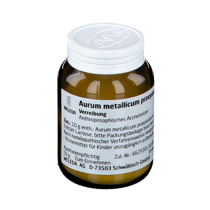 Aurum Metallicum Praeparatum D20 Weleda 50g Aurum Metallicum Praeparatum D20 Weleda 50g