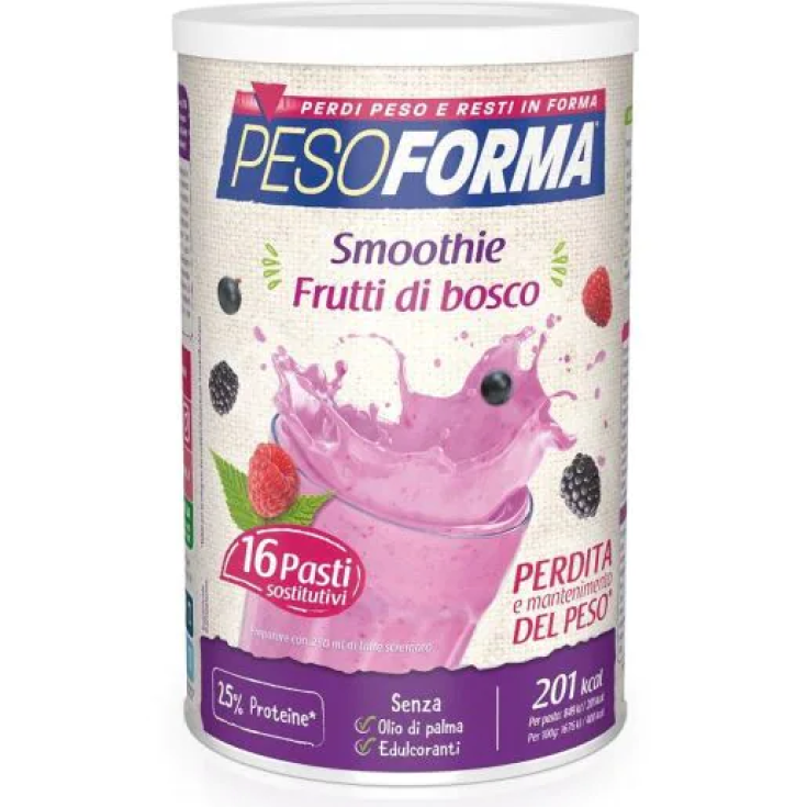 PESOFORMA&nbsp;Smoothie&nbsp;Frutti di Bosco 16 Pasti 436g
