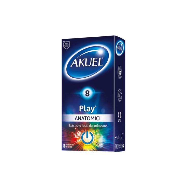 Play&reg; Anatomici AKUEL&reg; 8 Profilattici