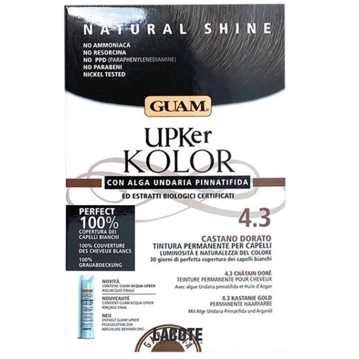 UPKER KOLOR TINTURA 4,3 CASTANO DORATO GUAM&reg;