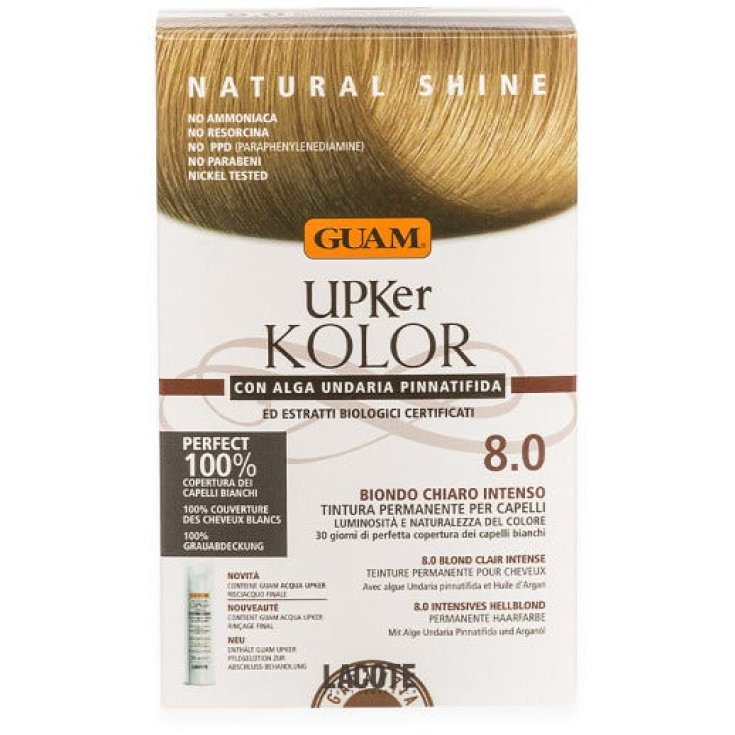 UPKER KOLOR TINTURA 8,0 BIONDO CHIARO INTENSO GUAM&reg;