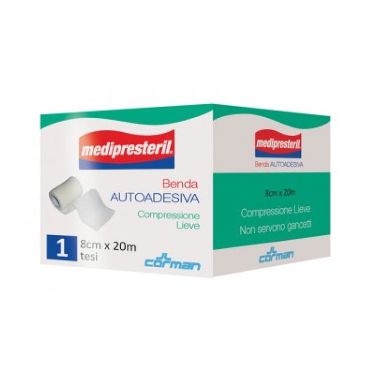 Medipresteril&nbsp;Benda Autoadesiva Corman 8cmx20m