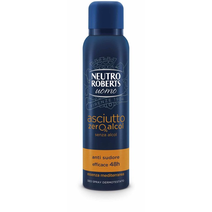 Deodorante Asciutto Uomo Essenza Mediterranea Neutro Roberts 150ml