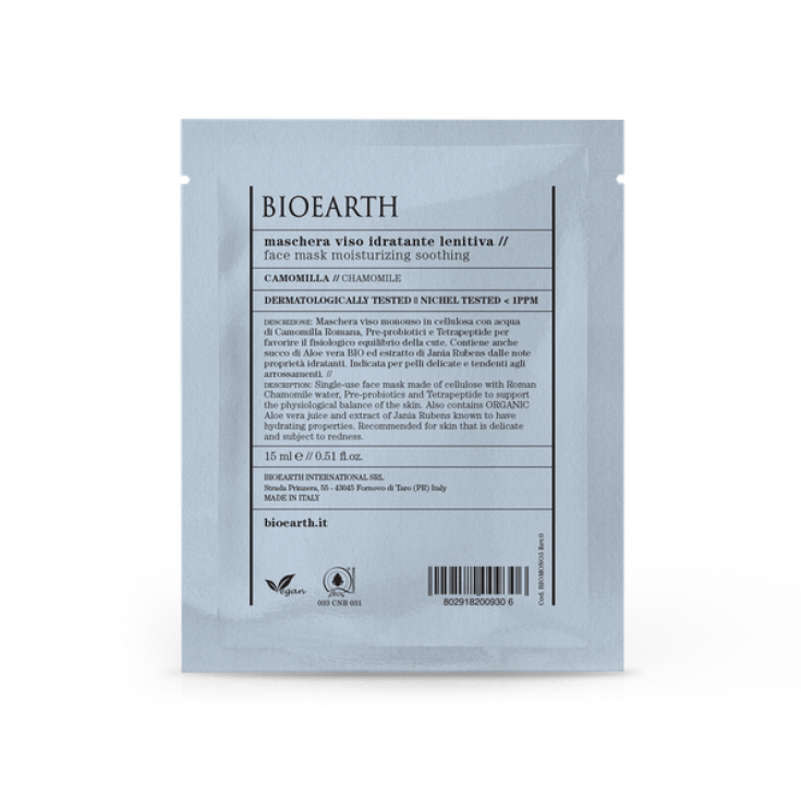 Maschera Viso Idratante Lenitiva BioEarth 15ml