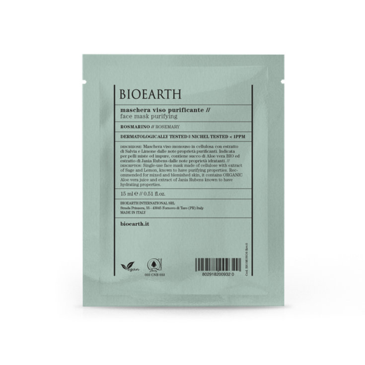 Maschera Viso Purificante BioEarth 15ml