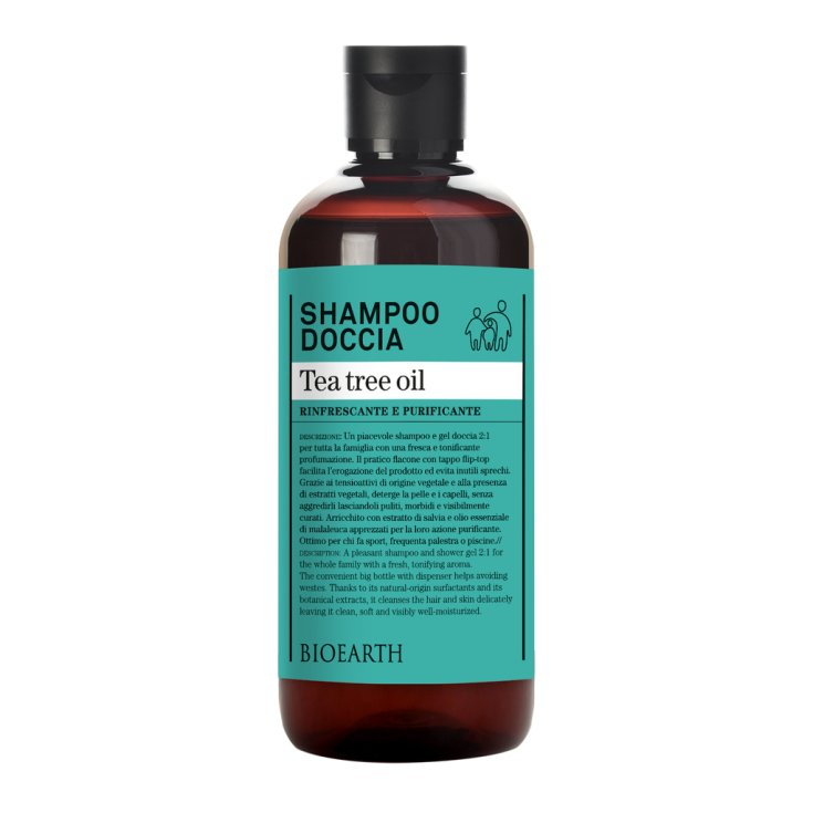 Shampoo Doccia Tea Tree Oil Bioearth 500ml