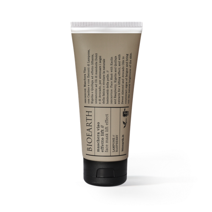 Maschera Viso Effetto Lift Lampone Bioearth 100ml