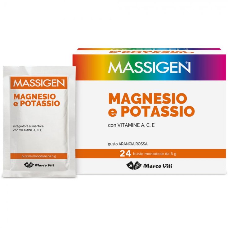 MASSIGEN&reg; MAGNESIO POTASSIO MARCO VITI 24 BUSTINE