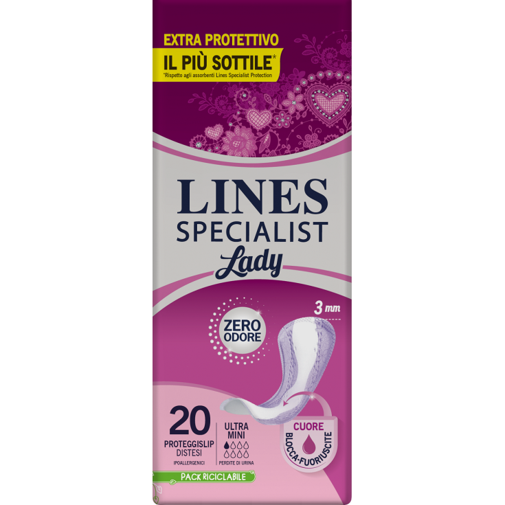 Assorbenti Ultra Mini Lines Specialist Lady 20 Pezzi