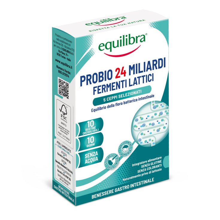 Probio 24 Miliardi Equilibra&reg;&nbsp;10 Stickpack Orosolubili