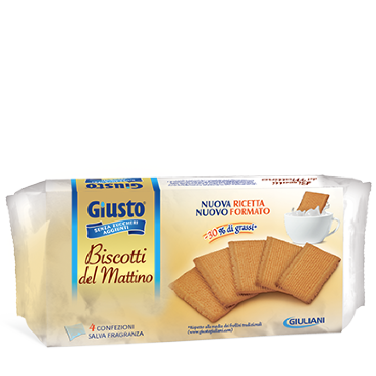 GIUSTO&reg; SENZA ZUCCHERO BISCOTTI DEL MATTINO GIULIANI 350G