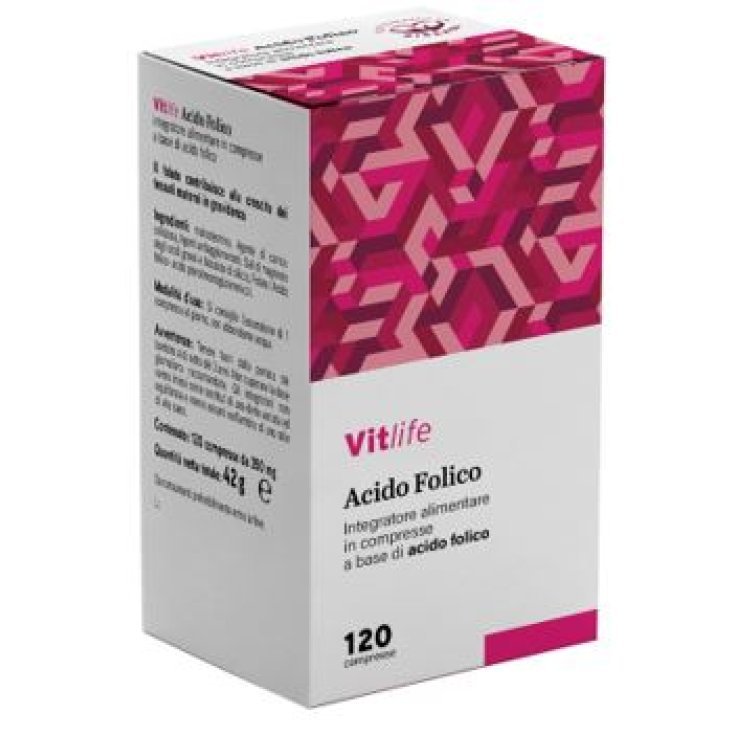 Acido Folico Vitlife 120 Compresse Acido Folico Vitlife 120 Compresse