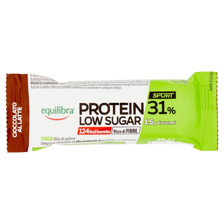 Protein 31% Low Sugar Cioccolato al Latte Equilibra&reg; 40g