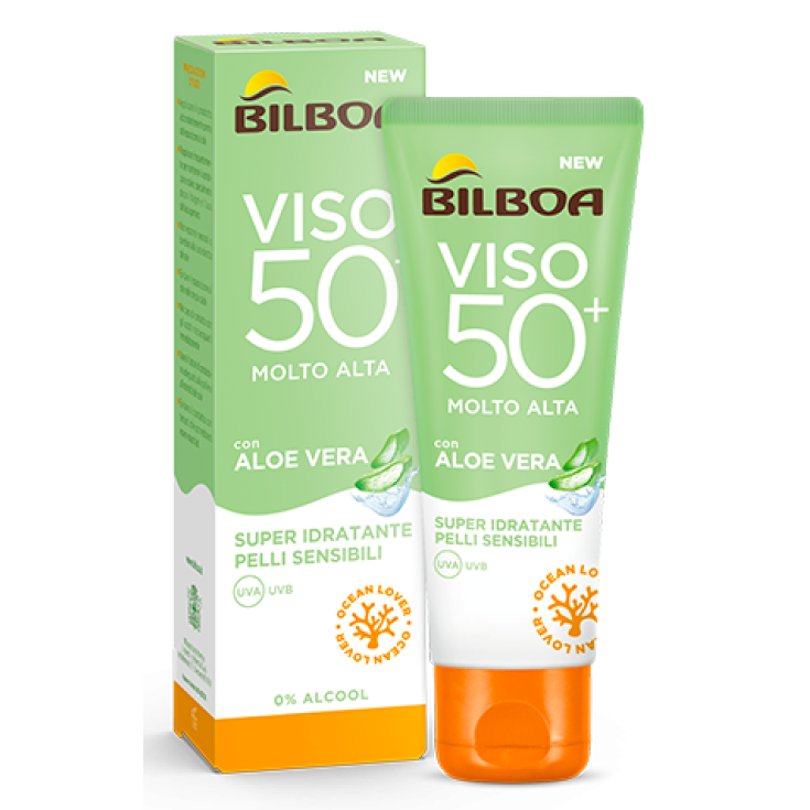 Aloe Sensitive Crema Solare Viso Spf50+ Bilboa 50ml