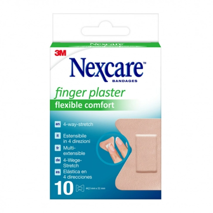 Nexcare Finger Plaster Flexible Comfort 3M&trade; 10 Cerotti 44,5x51cm