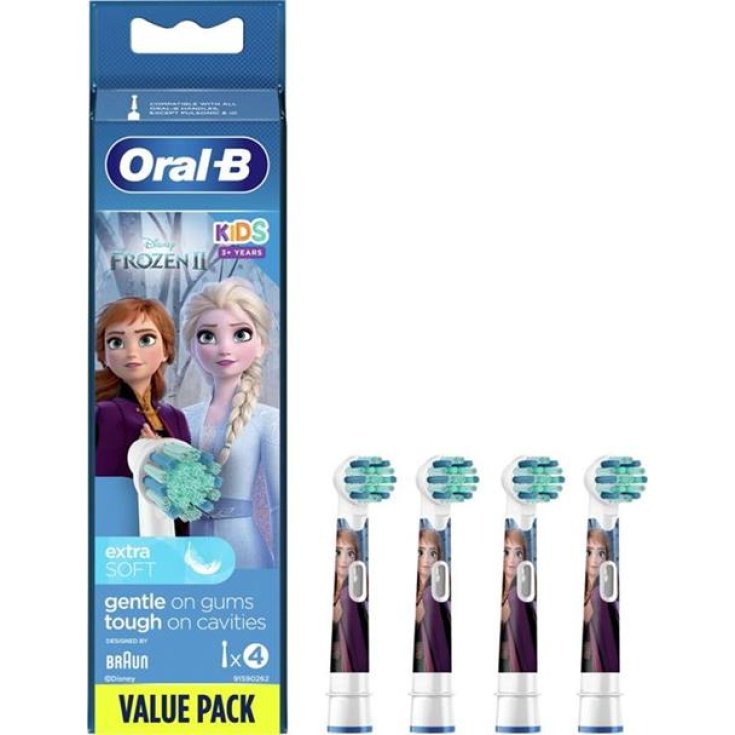 ORAL-B&reg; KIDS 3+ YEARS FROZEN II 4 Testine di ricambio