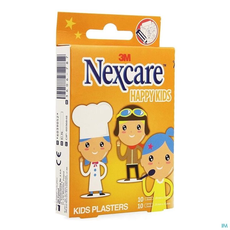 Nexcare&trade; Happy Kids Plasters 3M 20 Pezzi