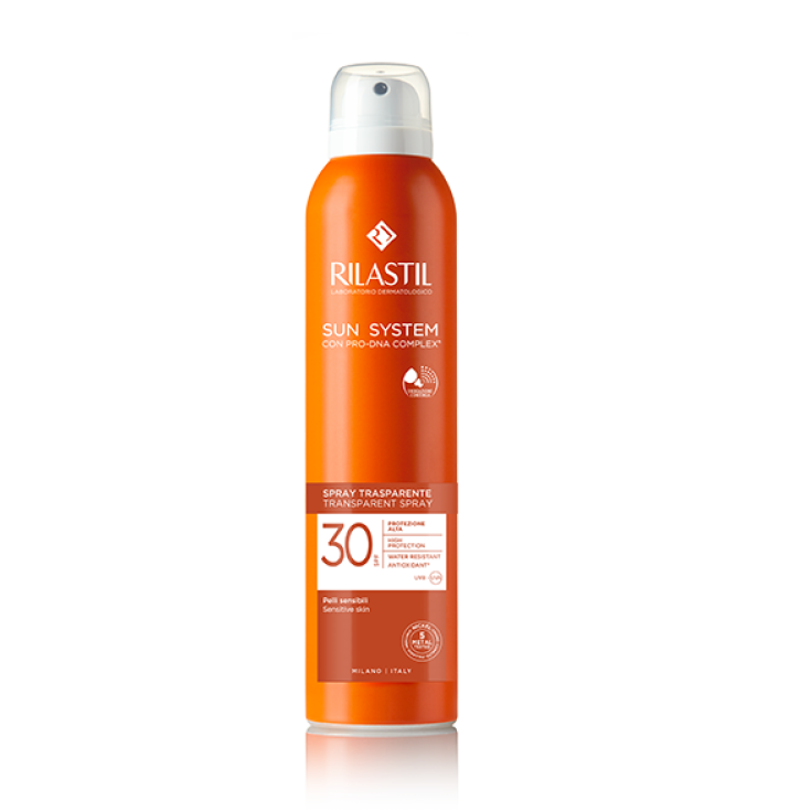 Sun System Trasparente Spf30 Rilastil 200ml