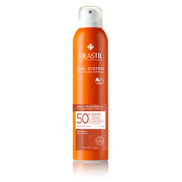 Sun System Trasparente Spf50+ Rilastil 200ml