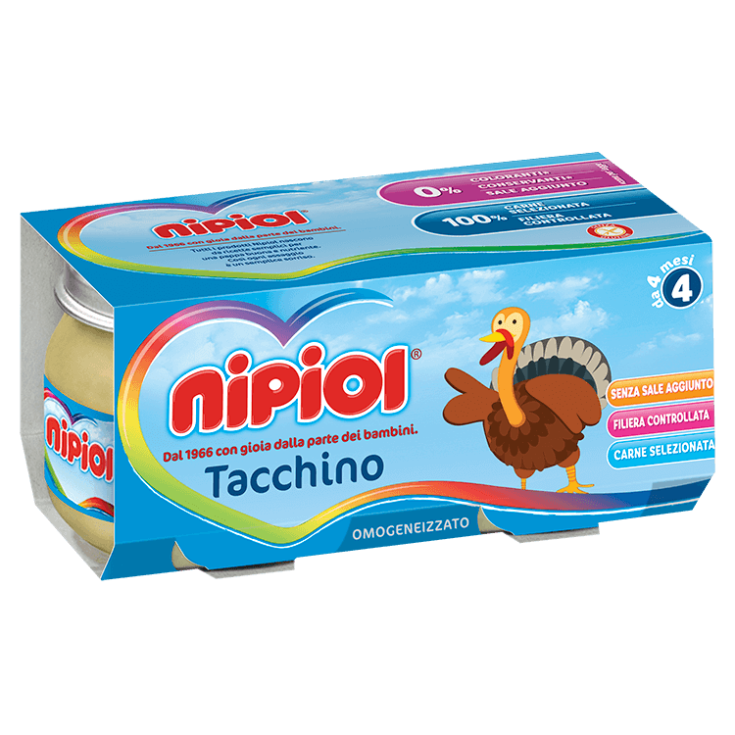 Omogeneizzato di Tacchino Nipiol 2x120g