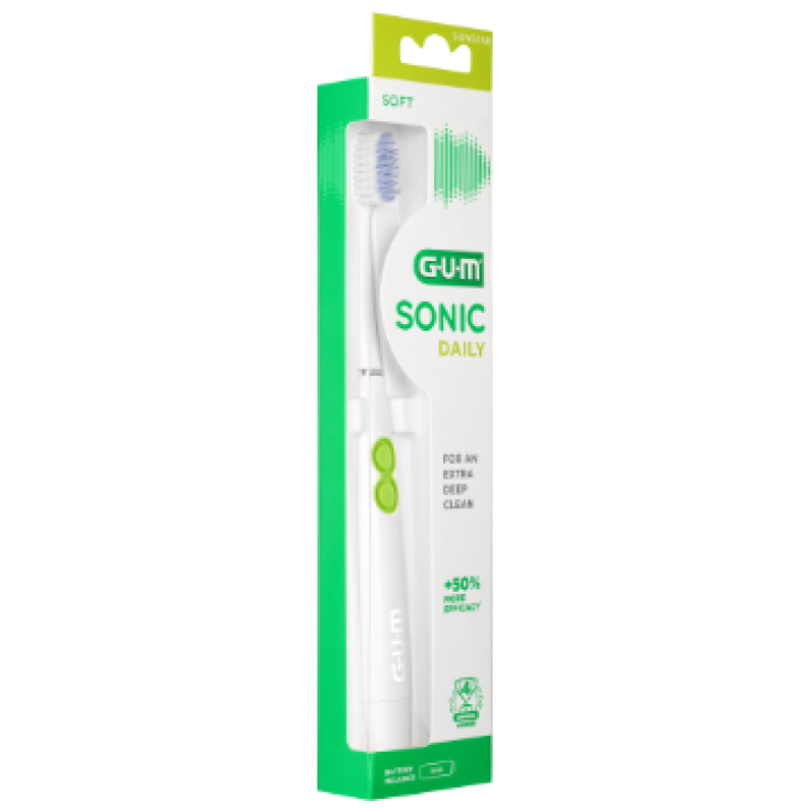 GUM&reg; SONIC DAILY White SUNSTAR 1 Spazzolino