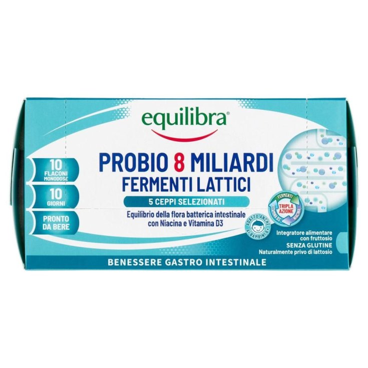 Probio 8 Miliardi Fermenti Lattici Equilibra 10 Flaconcini