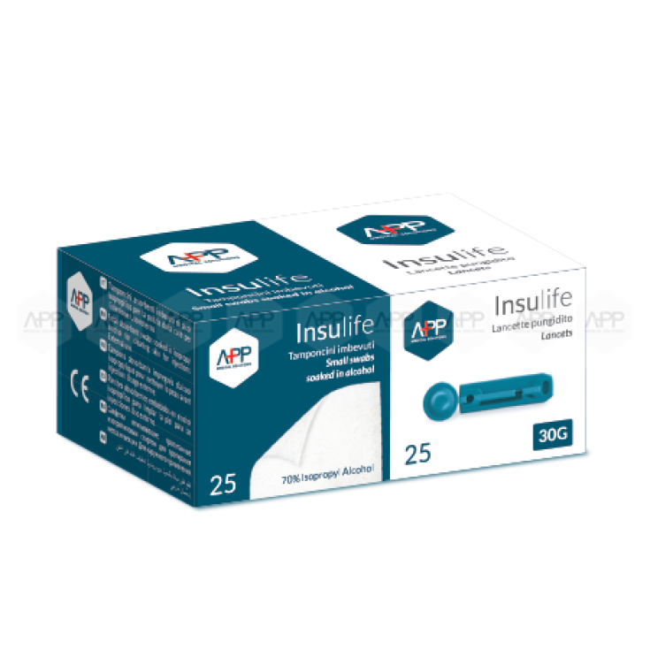 InsuLife Lancette Pungidito E Tamponcini Imbevuti App 2x25 Pezzi