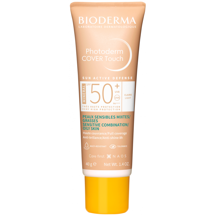 Photoderm Cover Touch Mineral Spf50+ Claire Bioderma 40g