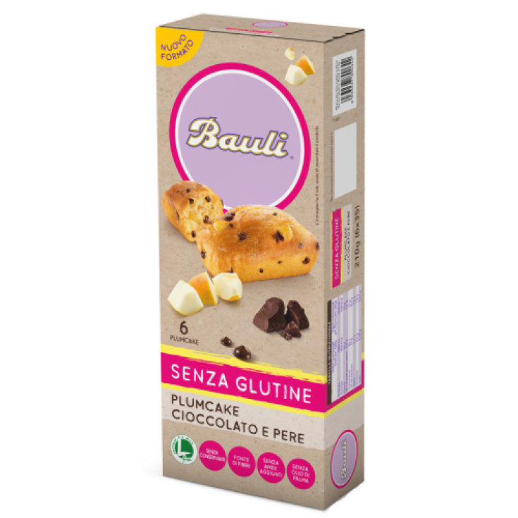 Plumcake Cioccolato e Pere Bauli 6x35g