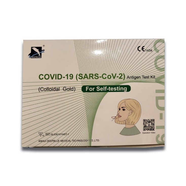 Covid-19 (Sars-CoV-2) Antigen Test Kit DeepBlue 1 Test