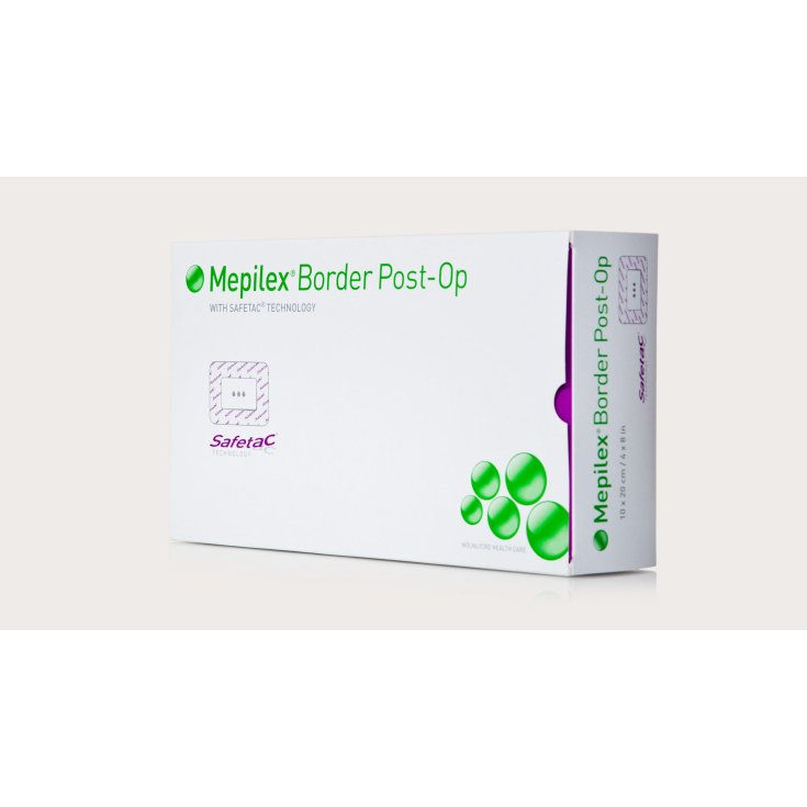 Mepilex&reg; Border Post-Op 10x25&nbsp;5 Pezzi