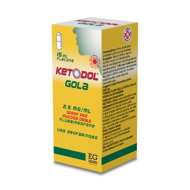 KETODOL GOLA SPRAY EG&reg;15ml DISPLAY