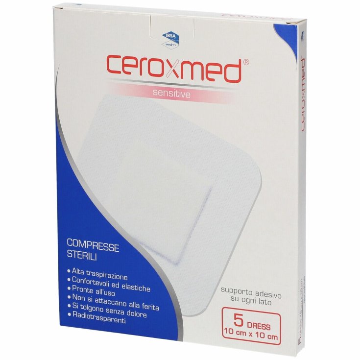 Ceroxmed Dress Compresse Sterili 10x10 IBSA 5 Pezzi