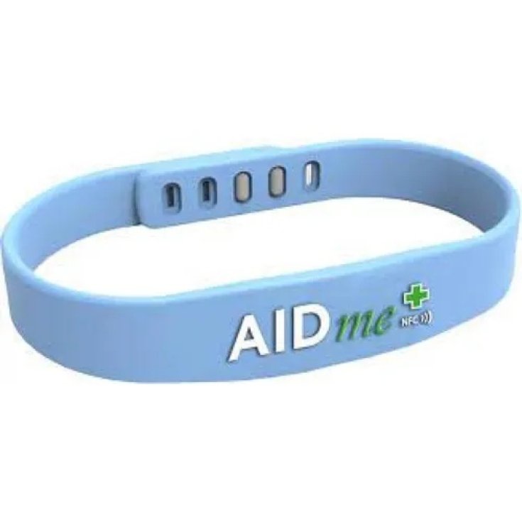 AIDme Bracciale Salvavita Azzurro