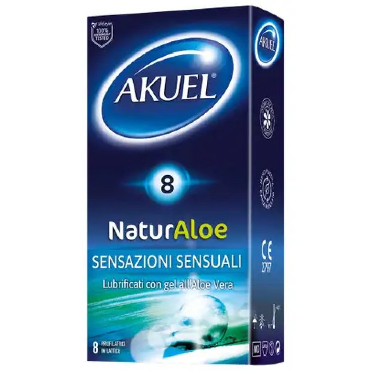 NATURALOE LUBRIFICATO CON ALOE AKUEL&reg; 8 Pezzi