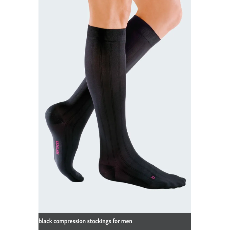 Swing Cotton 1550 Gambaletto Uomo 15mmHg Colore Nero Taglia 4 Mediven&reg; 1 Paio